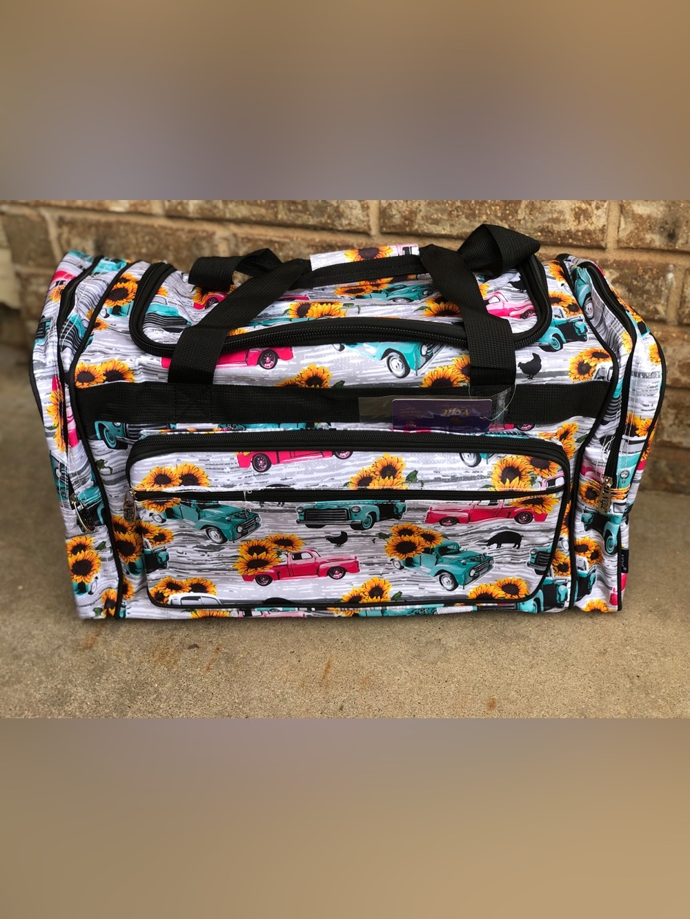 XLarge Sunflower Truck Dufflebag
